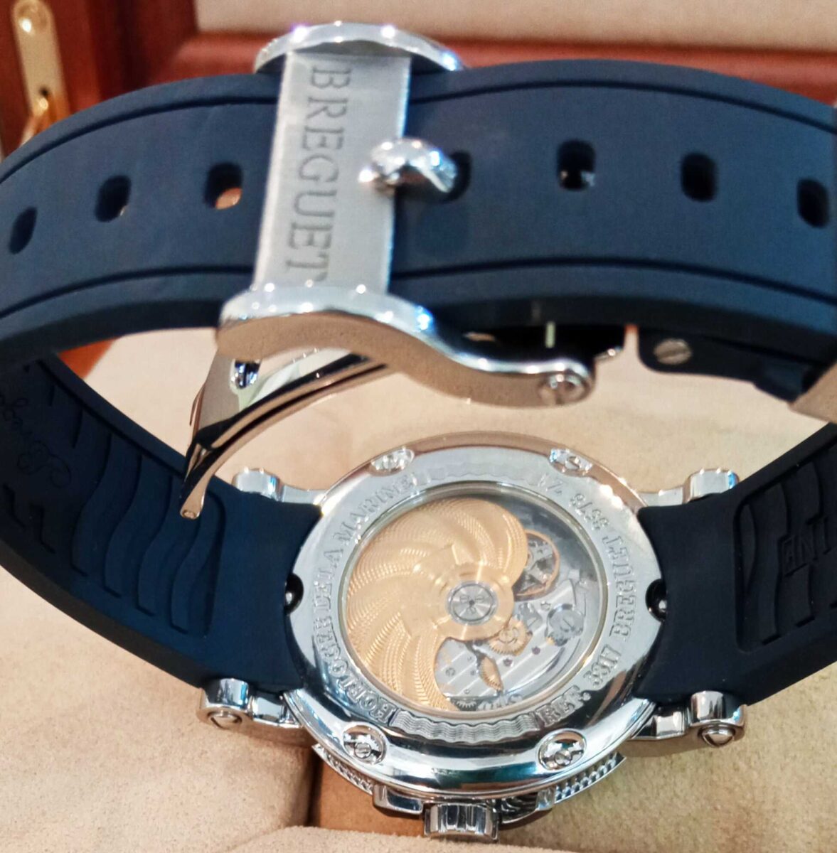 Breguet Marine Date Steel Blue Dial | Gothelf A. Watches — 3
