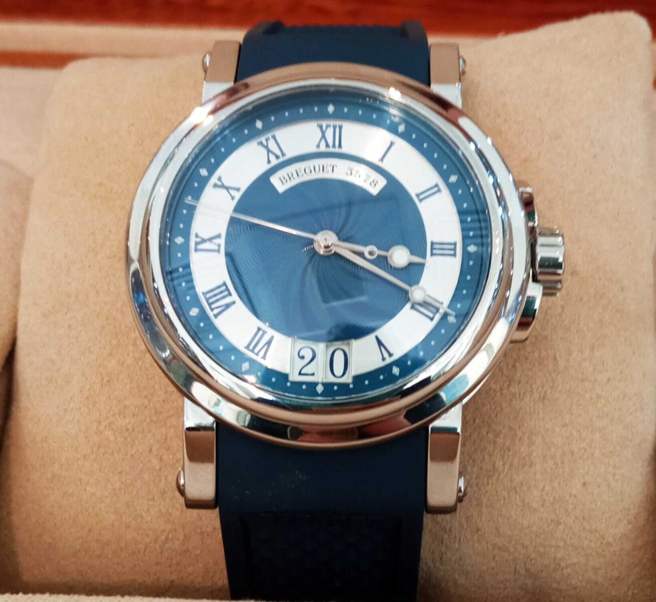 Breguet Marine Date Steel Blue Dial | Gothelf A. Watches