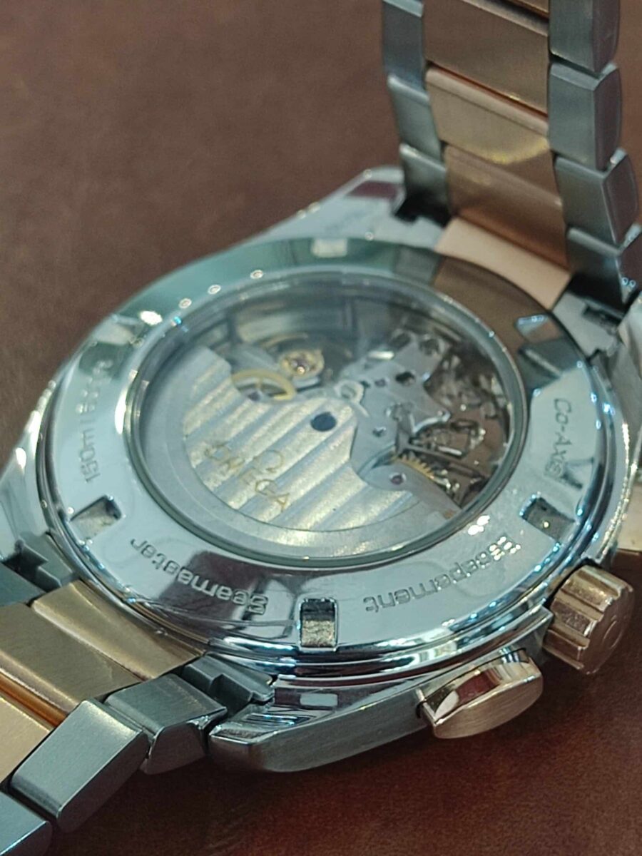Omega Seamaster Aqua Terra Chronograph Steel & Red Gold | Gothelf A. Watches — 3