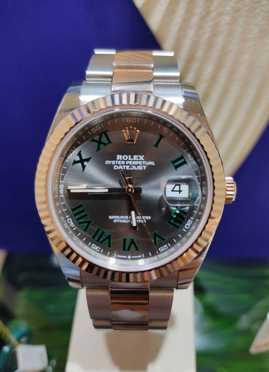 Rolex Datejust Wimbledon 41mm Rose Gold ref.126331 | Gothelf A. Watches — 3