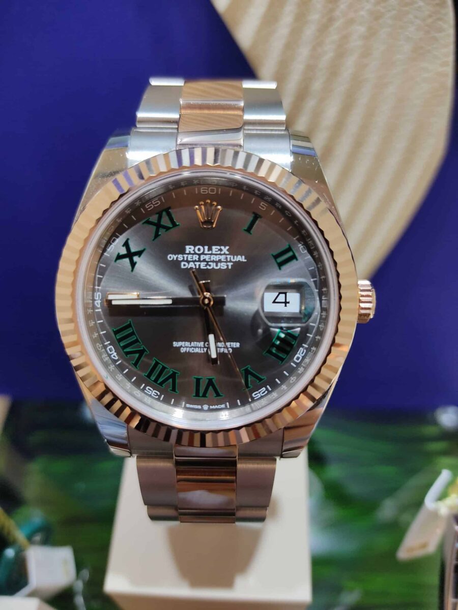Rolex Datejust Wimbledon 41mm Rose Gold ref.126331 | Gothelf A. Watches — 2