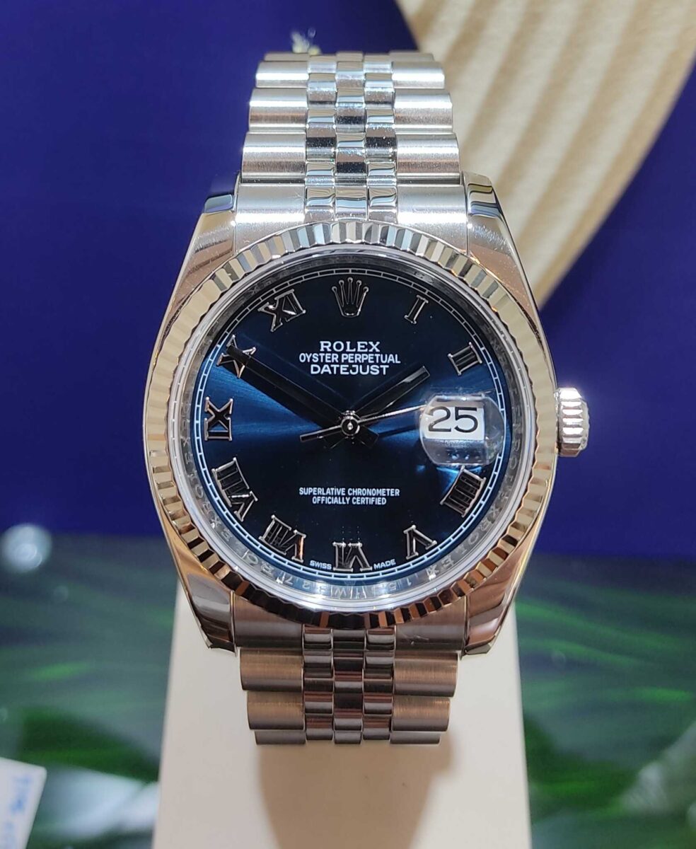 Rolex Datejust 36mm Blue Dial Jubilee Bracelet ref.116234 | Gothelf A. Watches