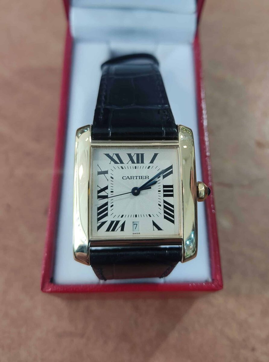 Cartier Tank Francaise 18k Yellow Gold | Gothelf A. Watches — 4