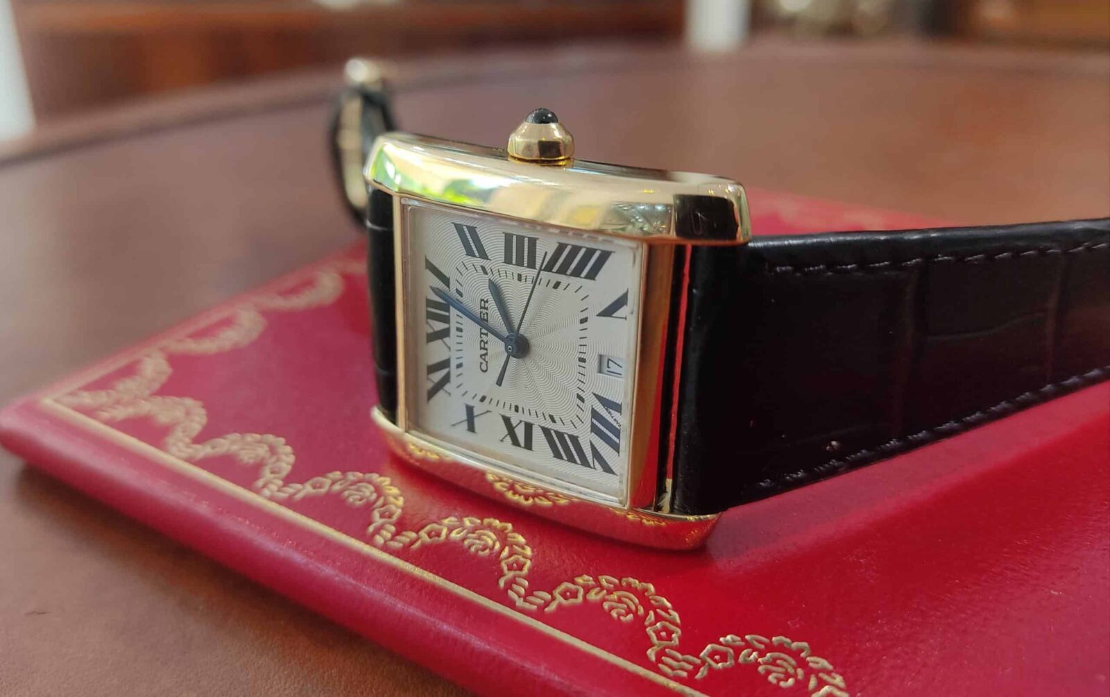 Cartier Tank Francaise 18k Yellow Gold | Gothelf A. Watches — 3
