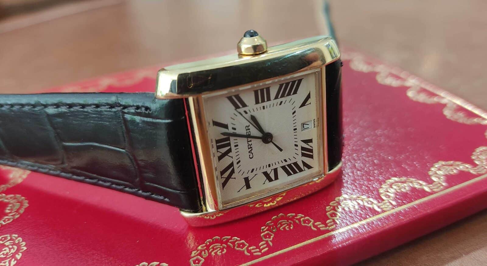 Cartier Tank Francaise 18k Yellow Gold | Gothelf A. Watches