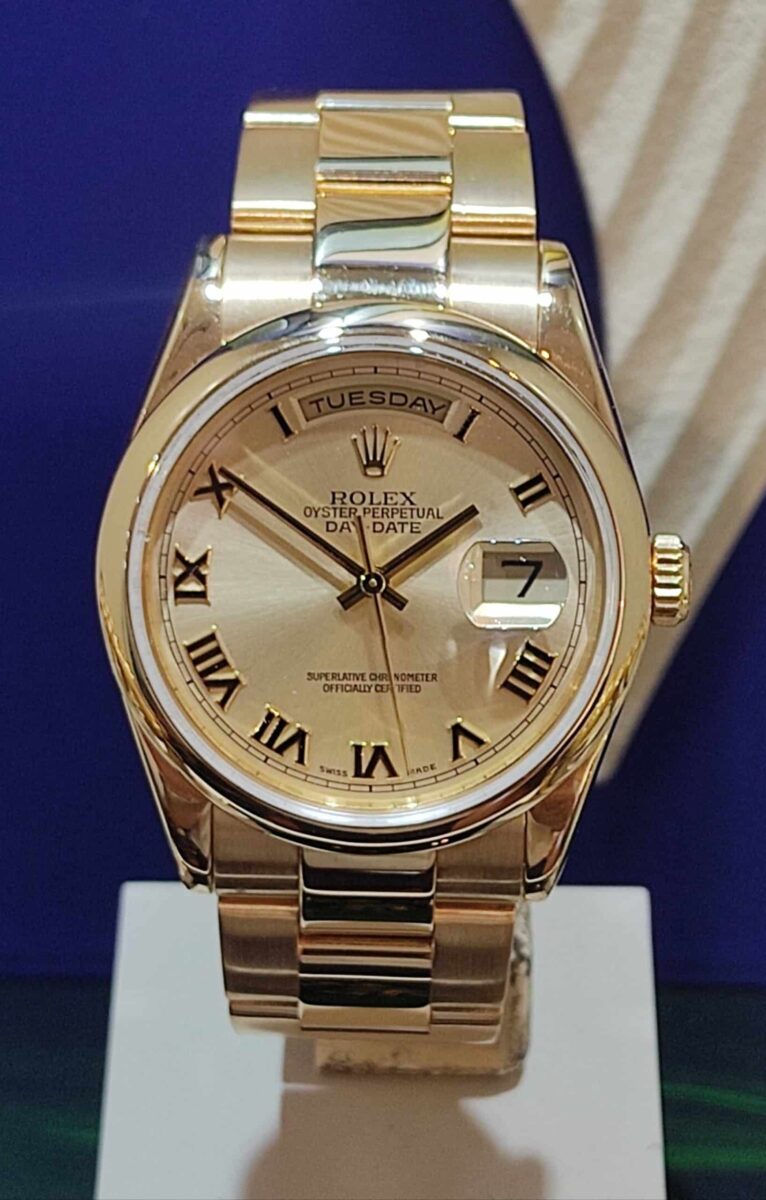 Rolex Day-Date 36mm 18K Yellow Gold | Gothelf A. Watches