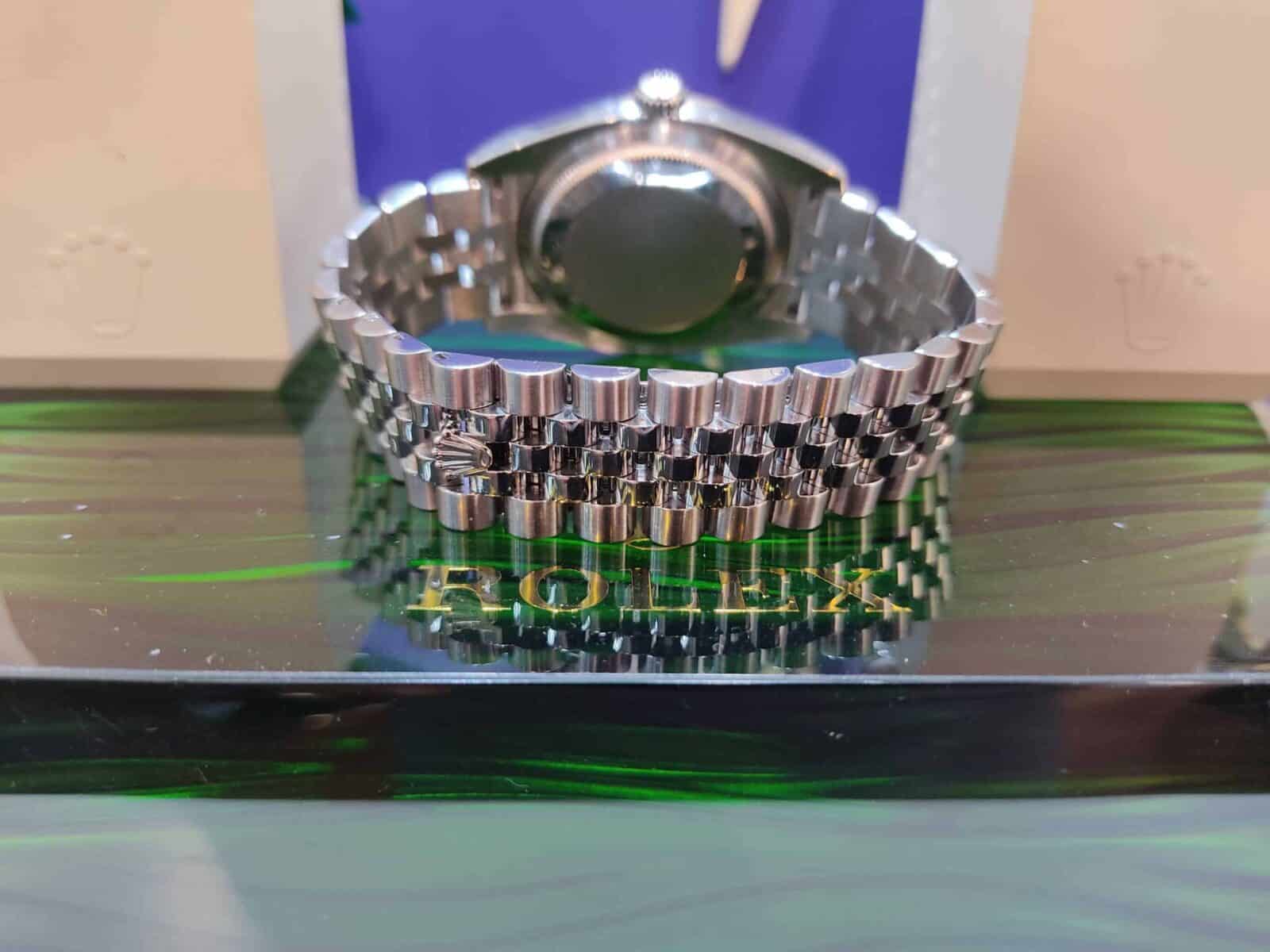 Rolex Datejust 36mm Black Jubilee Diamonds Dial | Gothelf A. Watches — 2