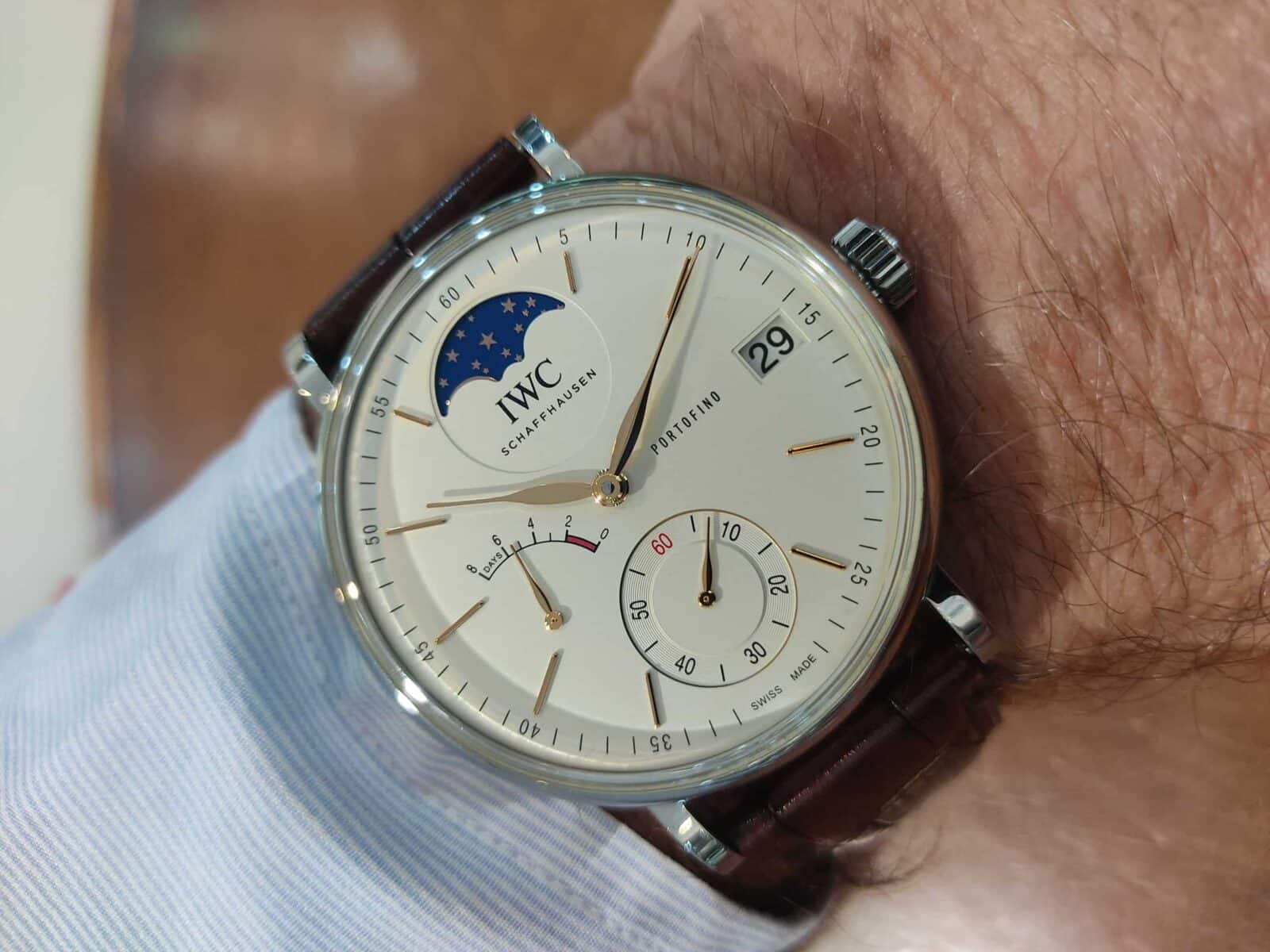 IWC Portfino 8 days Moon Phase Mechanical Watch | Gothelf A. Watches — 4