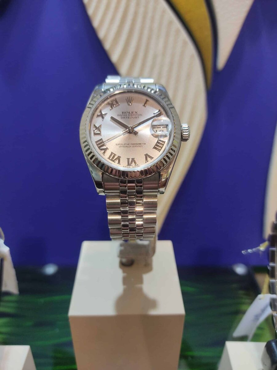 Rolex Datejust Ladies 31mm Steel & 18k White Gold Bezel ref.178274 | Gothelf A. Watches — 2