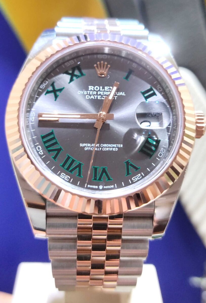 Rolex Datejust Wimbledon 41mm Oyster Steel & Rose Gold | Gothelf A. Watches — 2