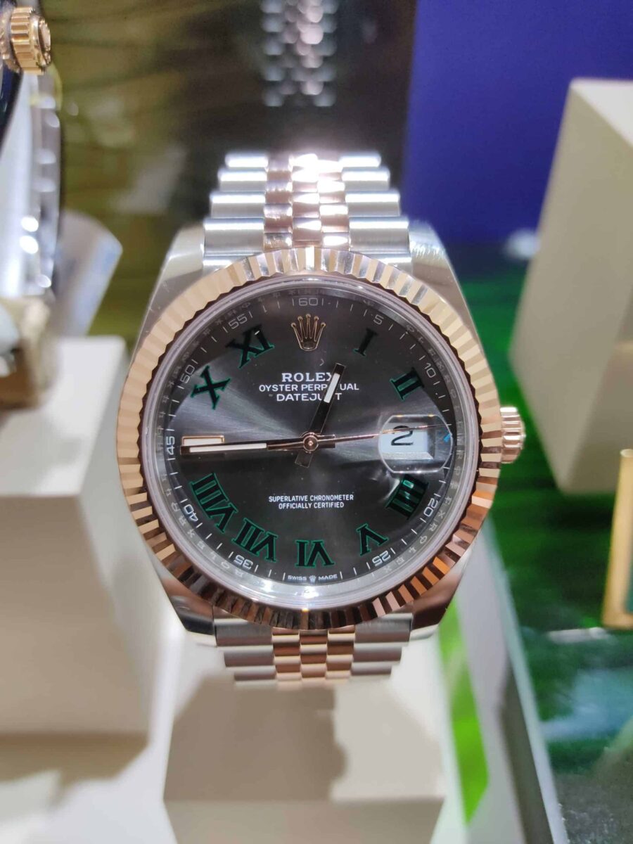 Rolex Datejust Wimbledon 41mm Oyster Steel & Rose Gold | Gothelf A. Watches — 3