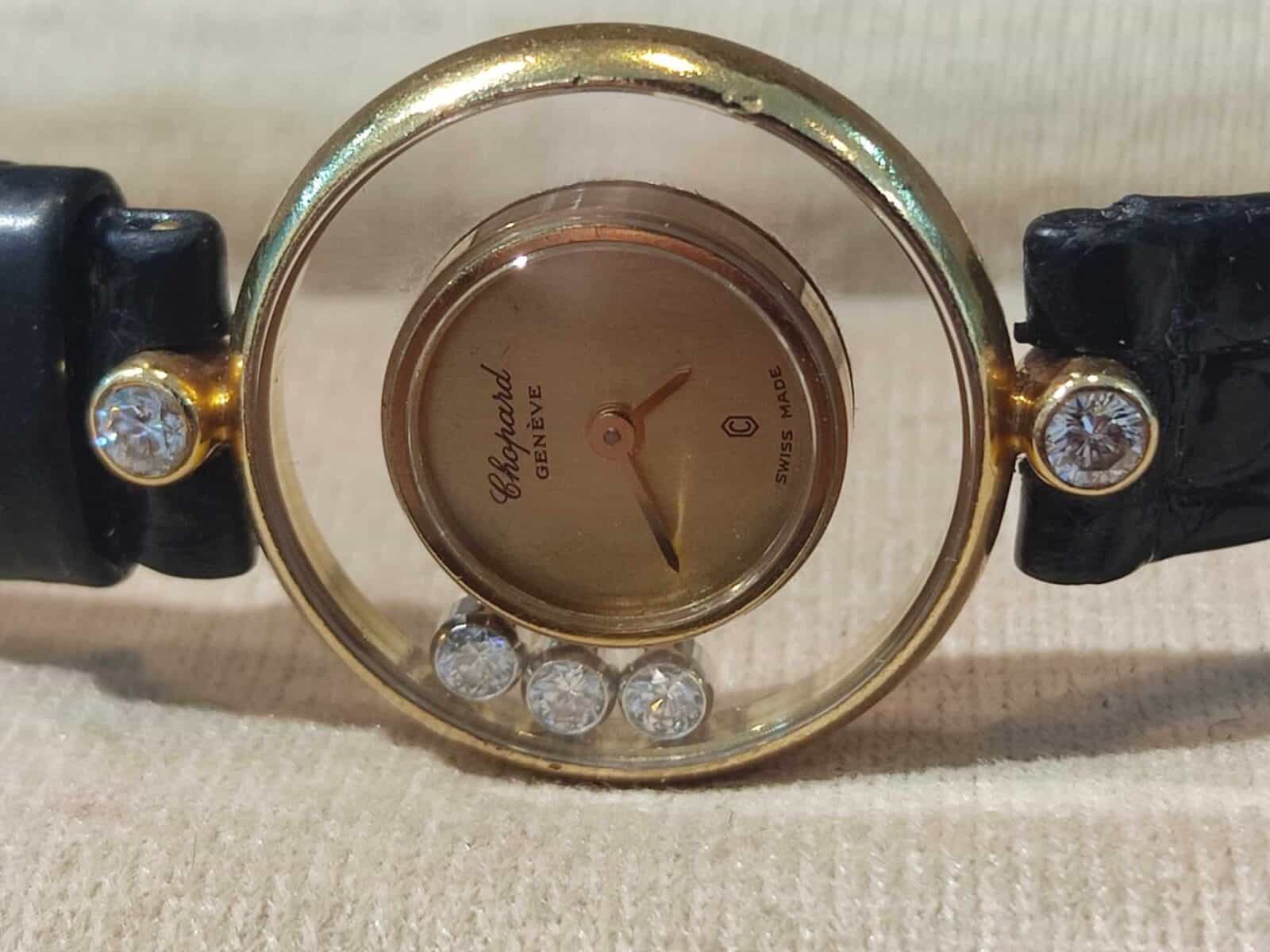 Chopard Happy Diamonds 18K Yellow Gold | Gothelf A. Watches — 4