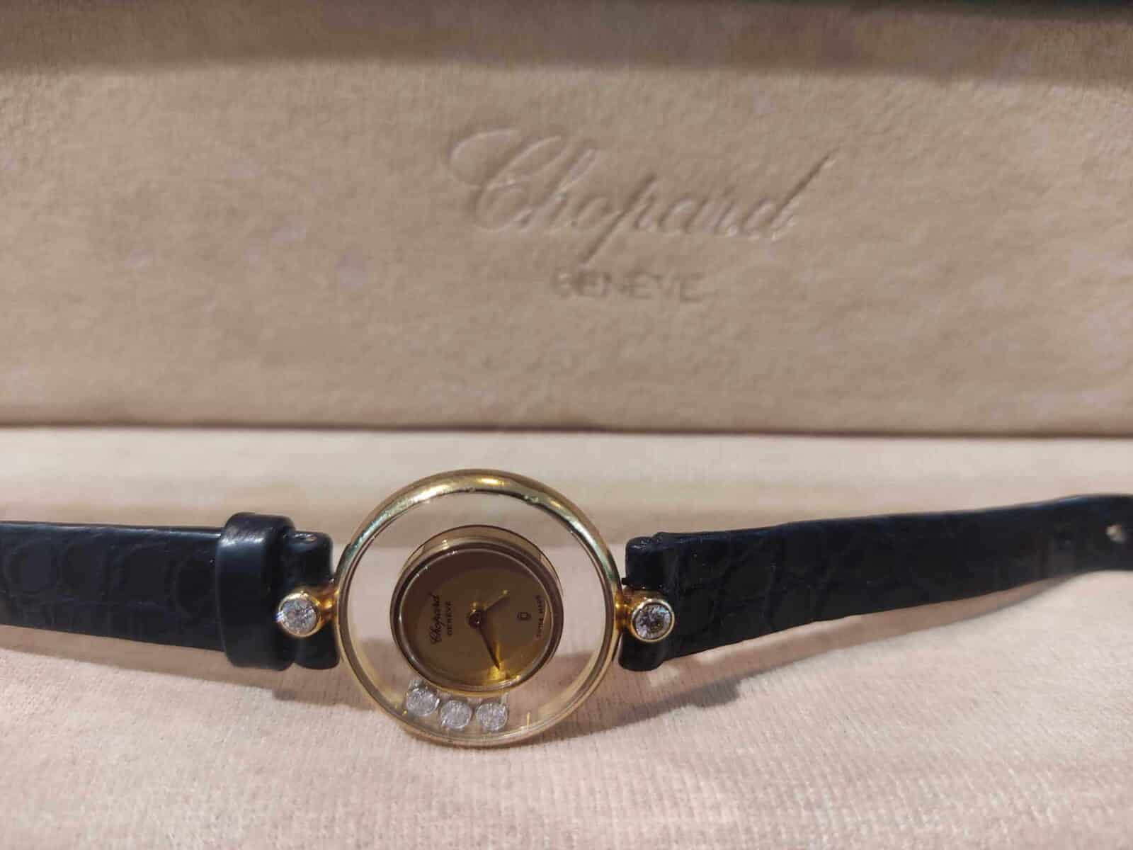Chopard Happy Diamonds 18K Yellow Gold | Gothelf A. Watches — 3