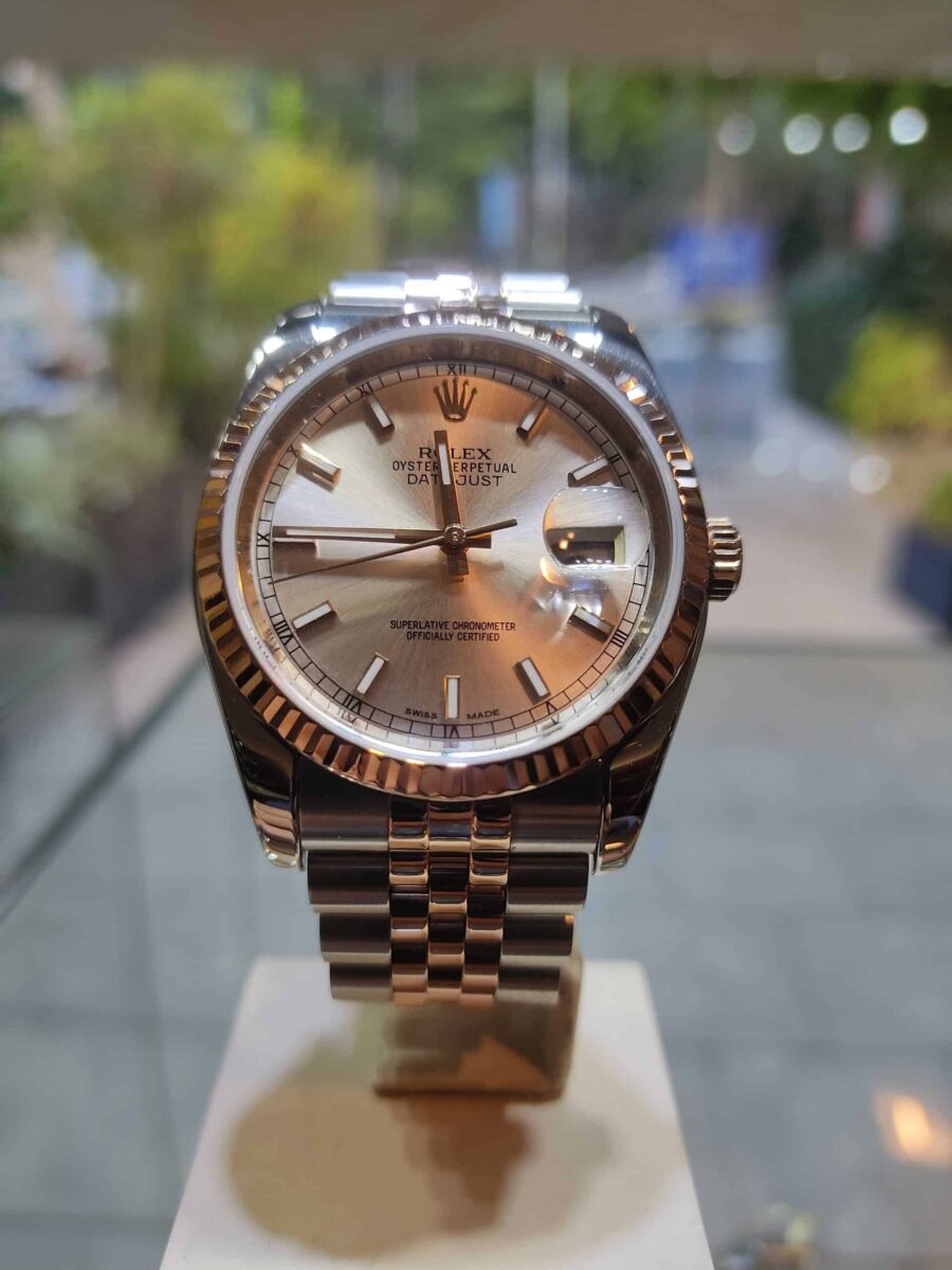 Rolex Datejust 36 mm Steel & 18K Rose Gold – Ref 116231 | Gothelf A. Watches — 2