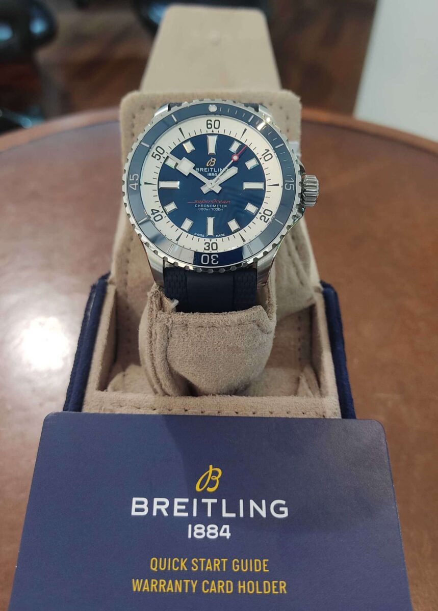Breitling Blue Superocean Steel 42 Automatic | Gothelf A. Watches — 3