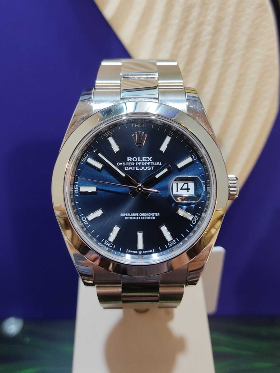 Rolex Datejust 41mm Steel Blue Dial | Gothelf A. Watches