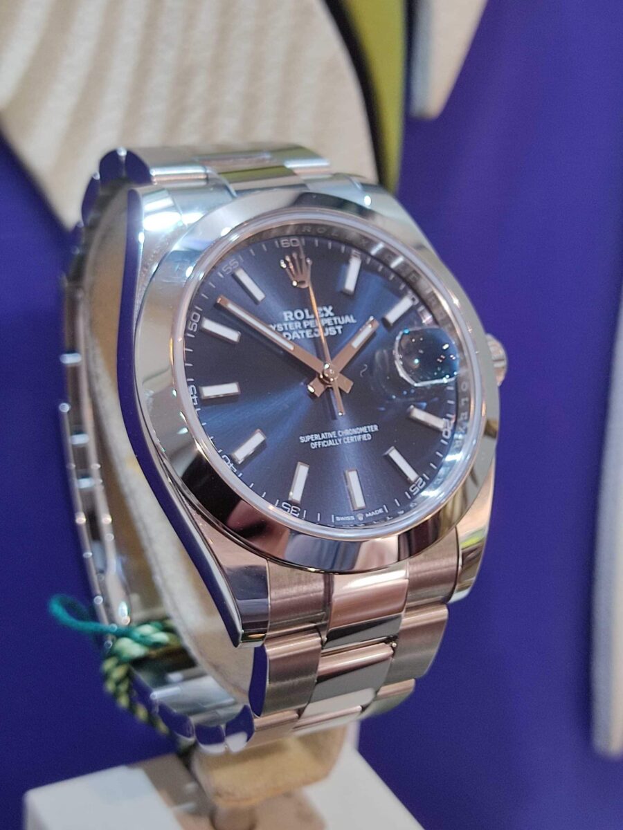 Rolex Datejust 41mm Steel Blue Dial | Gothelf A. Watches — 3