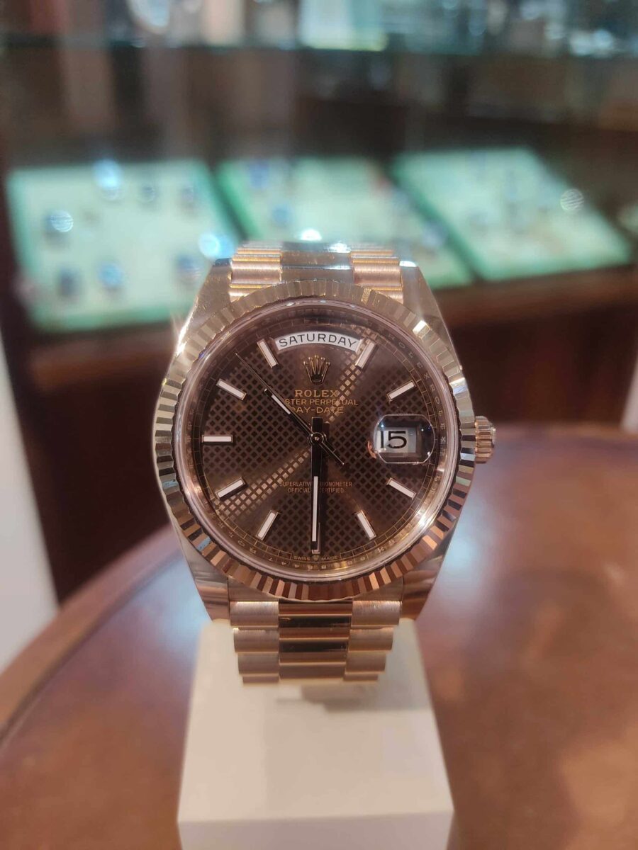 Rolex President Day Date 18K Everose Gold 40mm | Gothelf A. Watches — 2