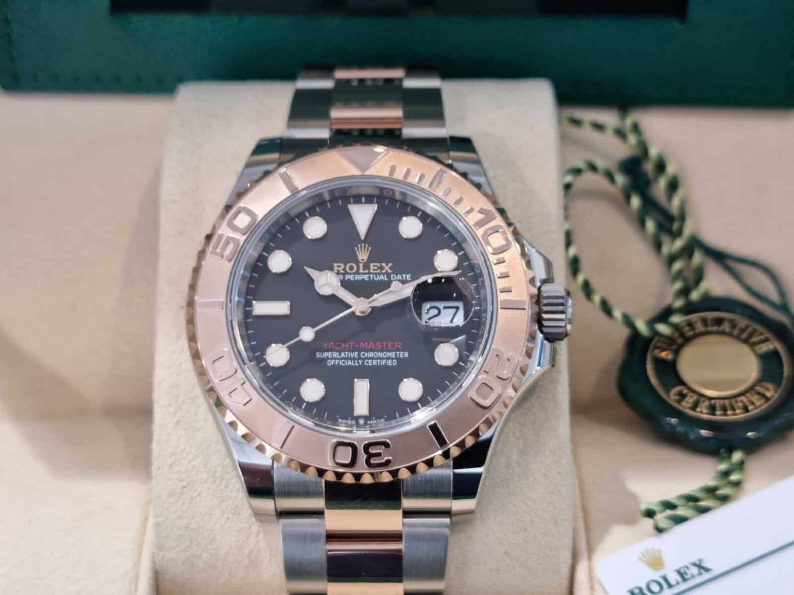 Roled Yacht-Master 40mm Oyster Steel & Rose Gold | Gothelf A. Watches