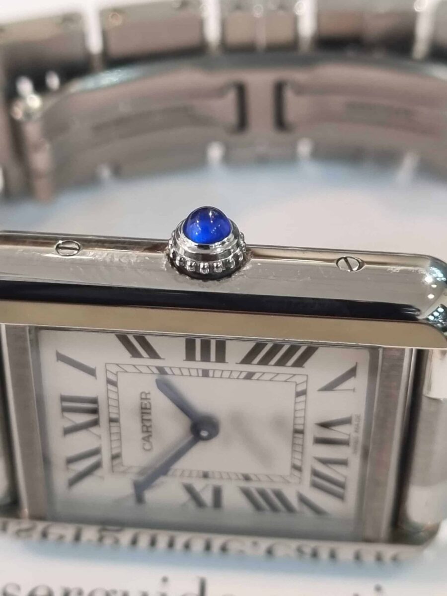 Cartier Tank Solo Quartz Steel Medium Size | Gothelf A. Watches — 5