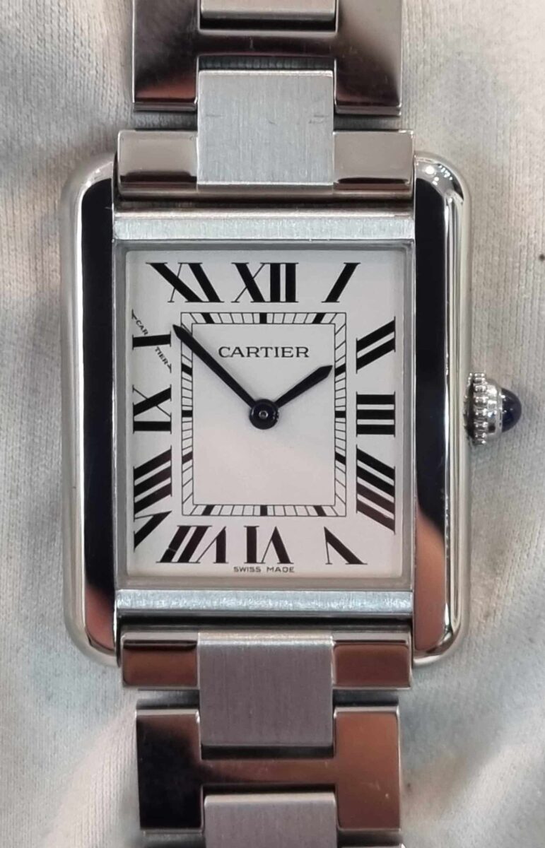 Cartier Tank Solo Quartz Steel Medium Size | Gothelf A. Watches — 2