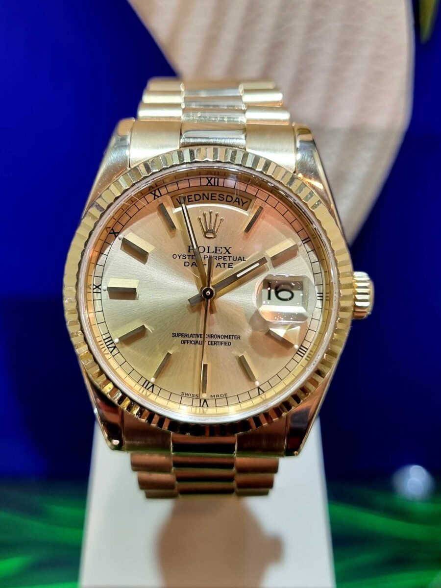 Rolex Day-Date President 36mm 18k Yellow Gold | Gothelf A. Watches — 6