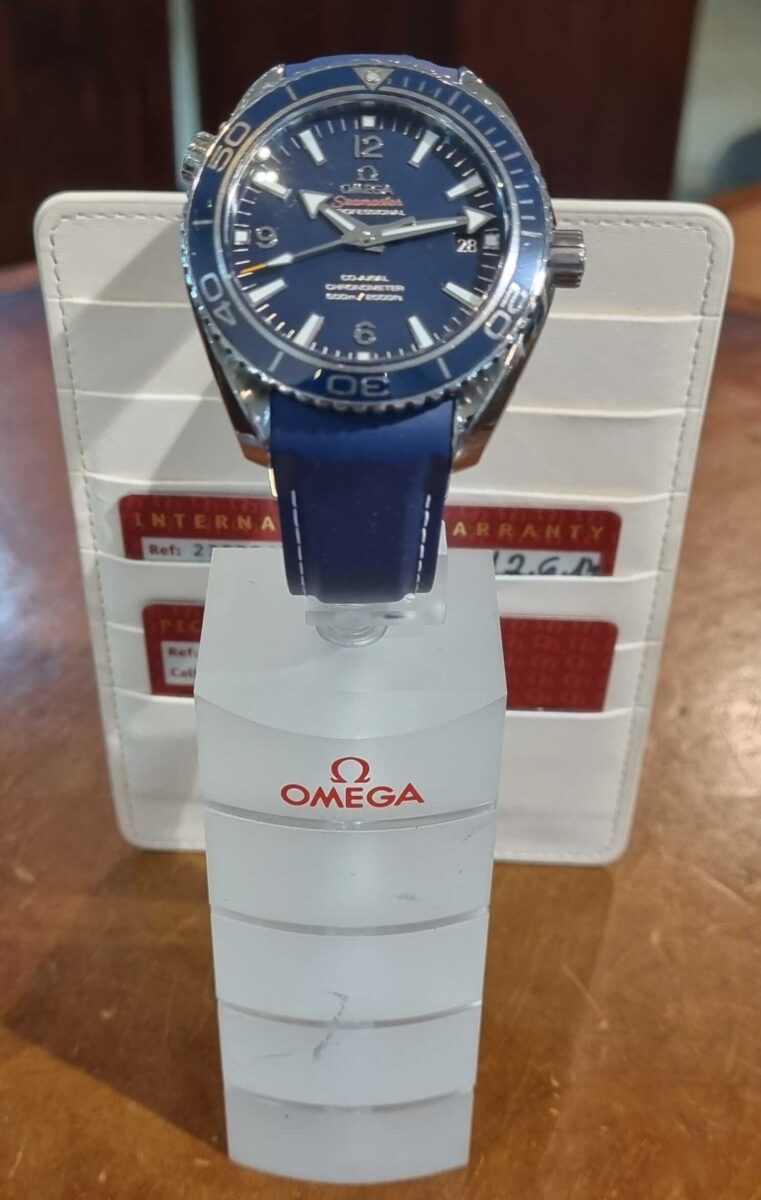 Omega Seamaster Planet Ocean 600m Co-Axial 42mm Blue | Gothelf A. Watches — 2
