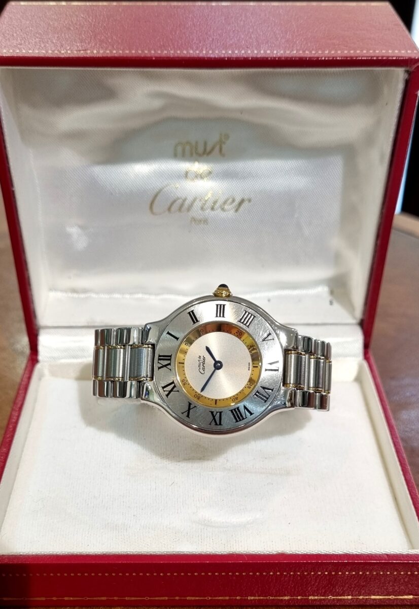 Cartier Must 21 Steel & Gold Large | Gothelf A. Watches