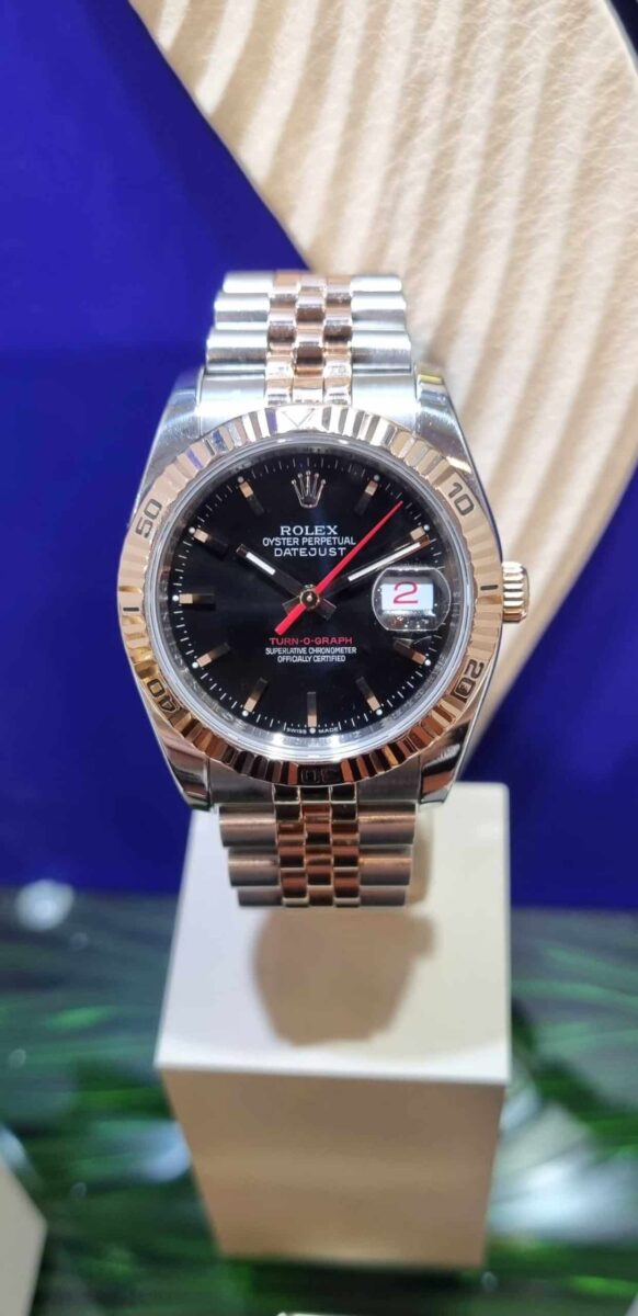 Rolex Datejust Turn-O-Graph 36mm Steel & Rose Gold | Gothelf A. Watches — 2