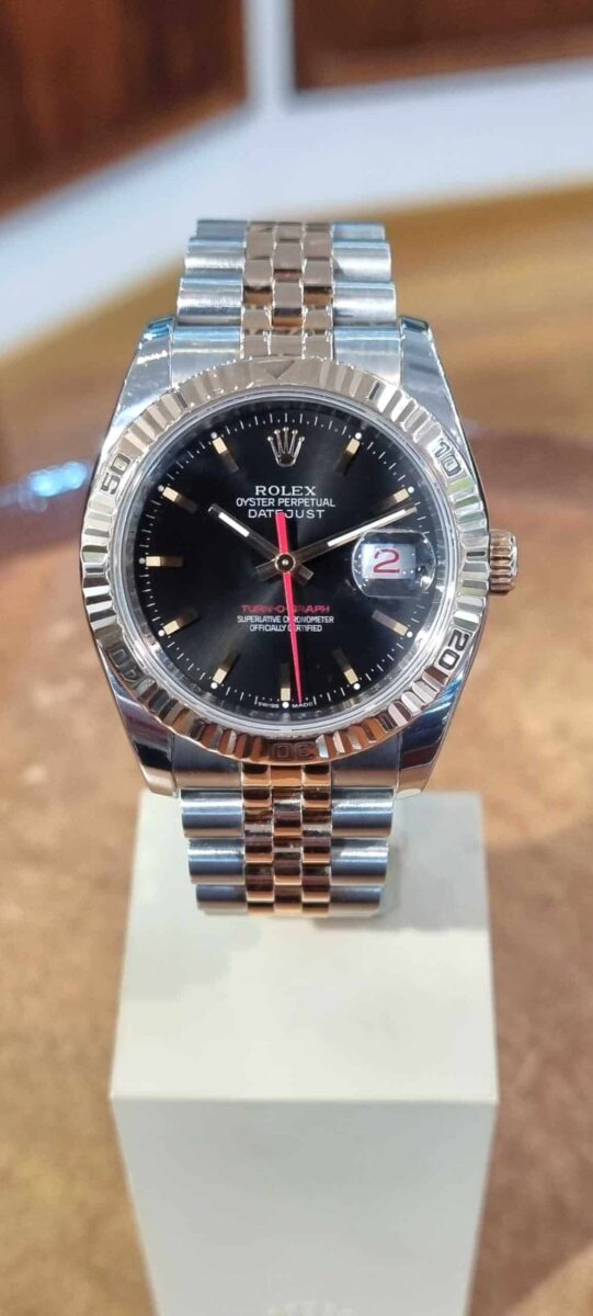 Rolex Datejust Turn-O-Graph 36mm Steel & Rose Gold | Gothelf A. Watches — 3