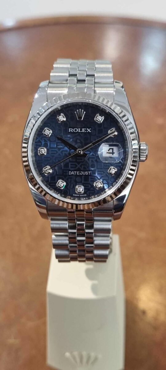 Rolex Datejust 36mm Blue Diamonds Dial | Gothelf A. Watches — 2
