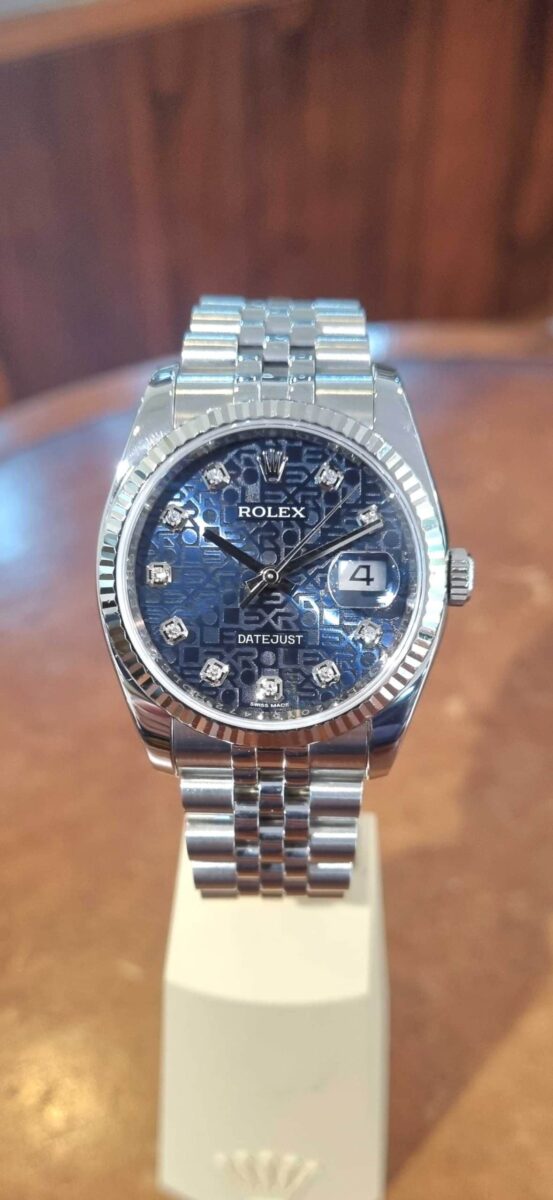 Rolex Datejust 36mm Blue Diamonds Dial | Gothelf A. Watches