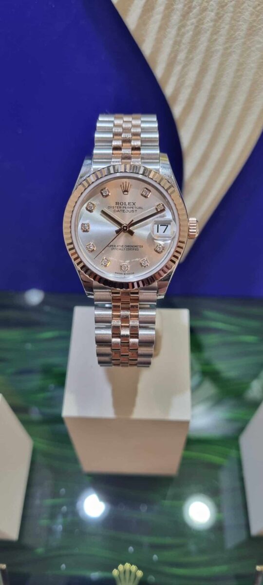 Rolex Datejust 31mm Steel & Rose Gold Diamonds Dial | Gothelf A. Watches — 2