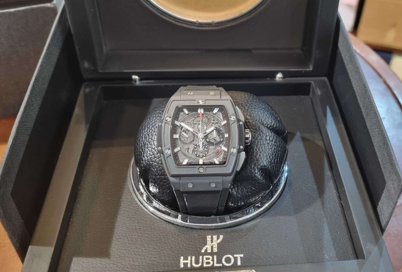 Hublot Big Bang Spirit Black Magic 42mm Ceramic Skeleton | Gothelf A. Watches — 3