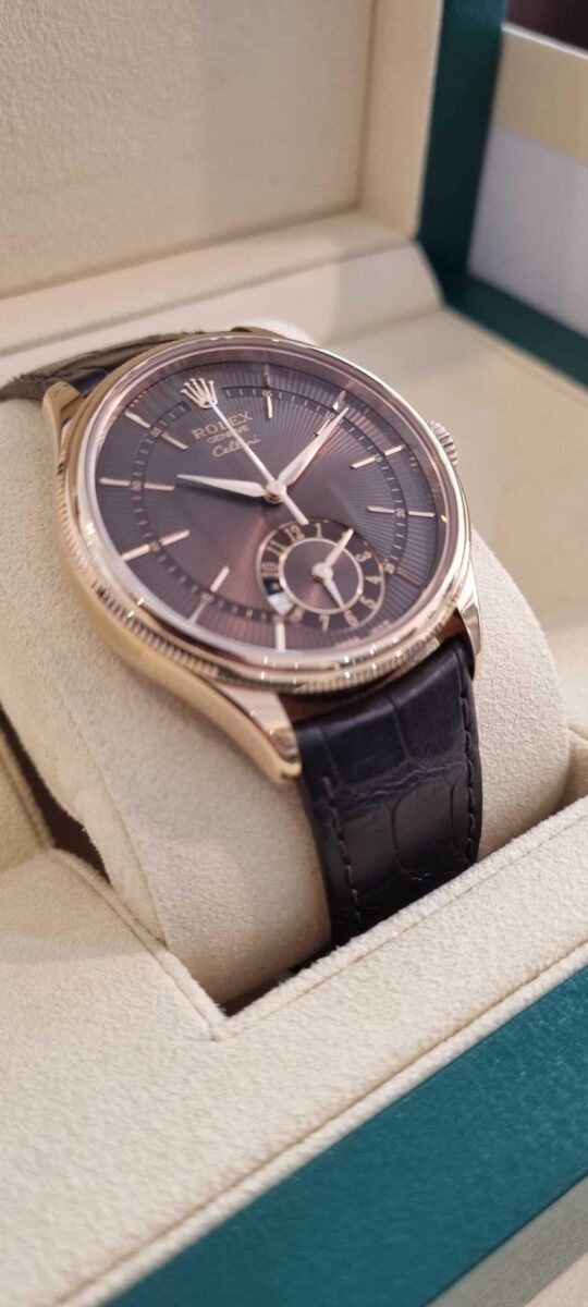 Rolex Cellini Dual Time 18K Rose Gold | Gothelf A. Watches — 3
