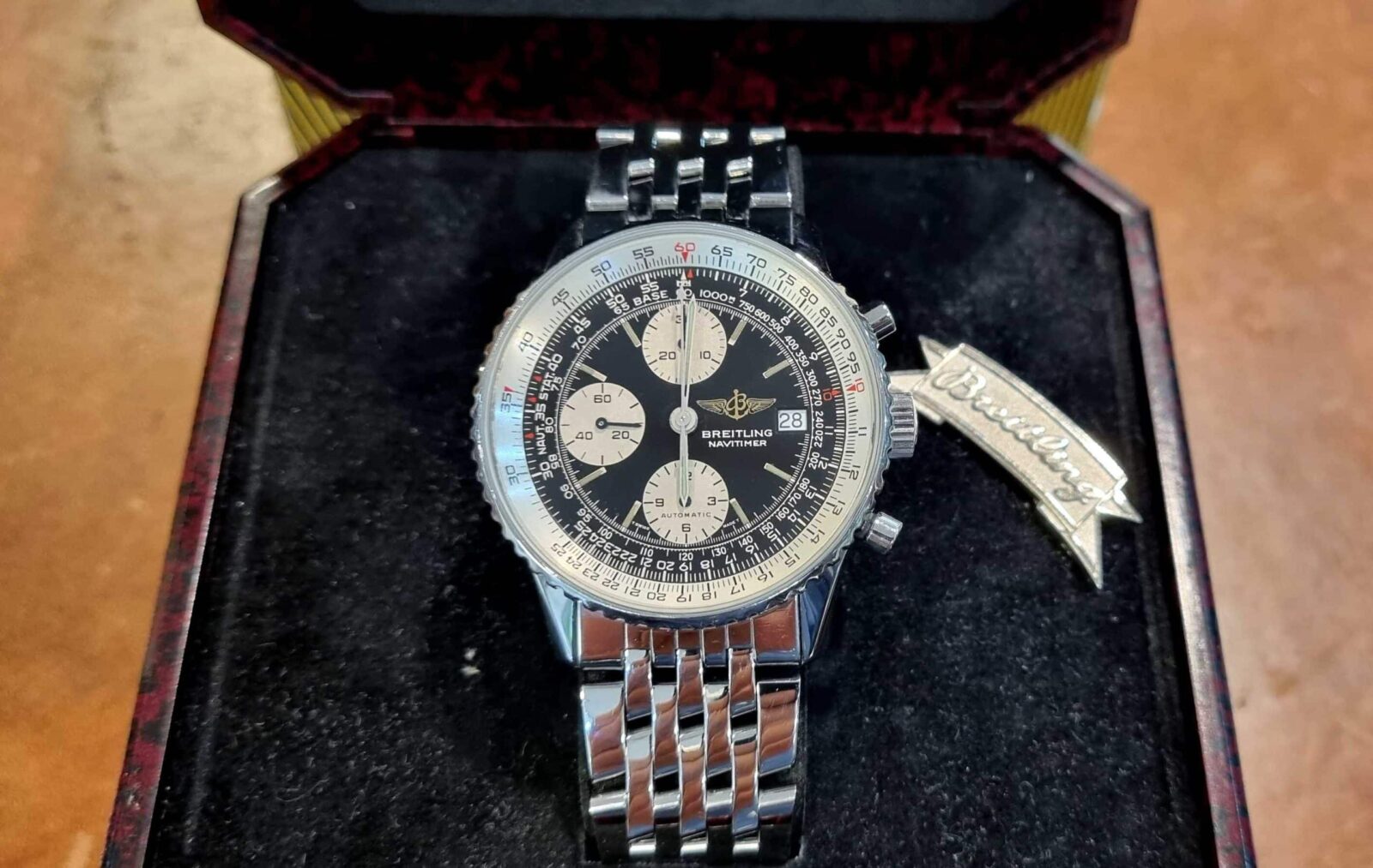 Breitling Old Navitimer Chronograph Steel Automatic | Gothelf A. Watches — 2