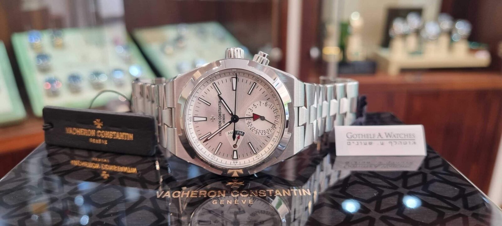 Vacheron Constantin Overseas Dual Time Steel Automatic | Gothelf A. Watches