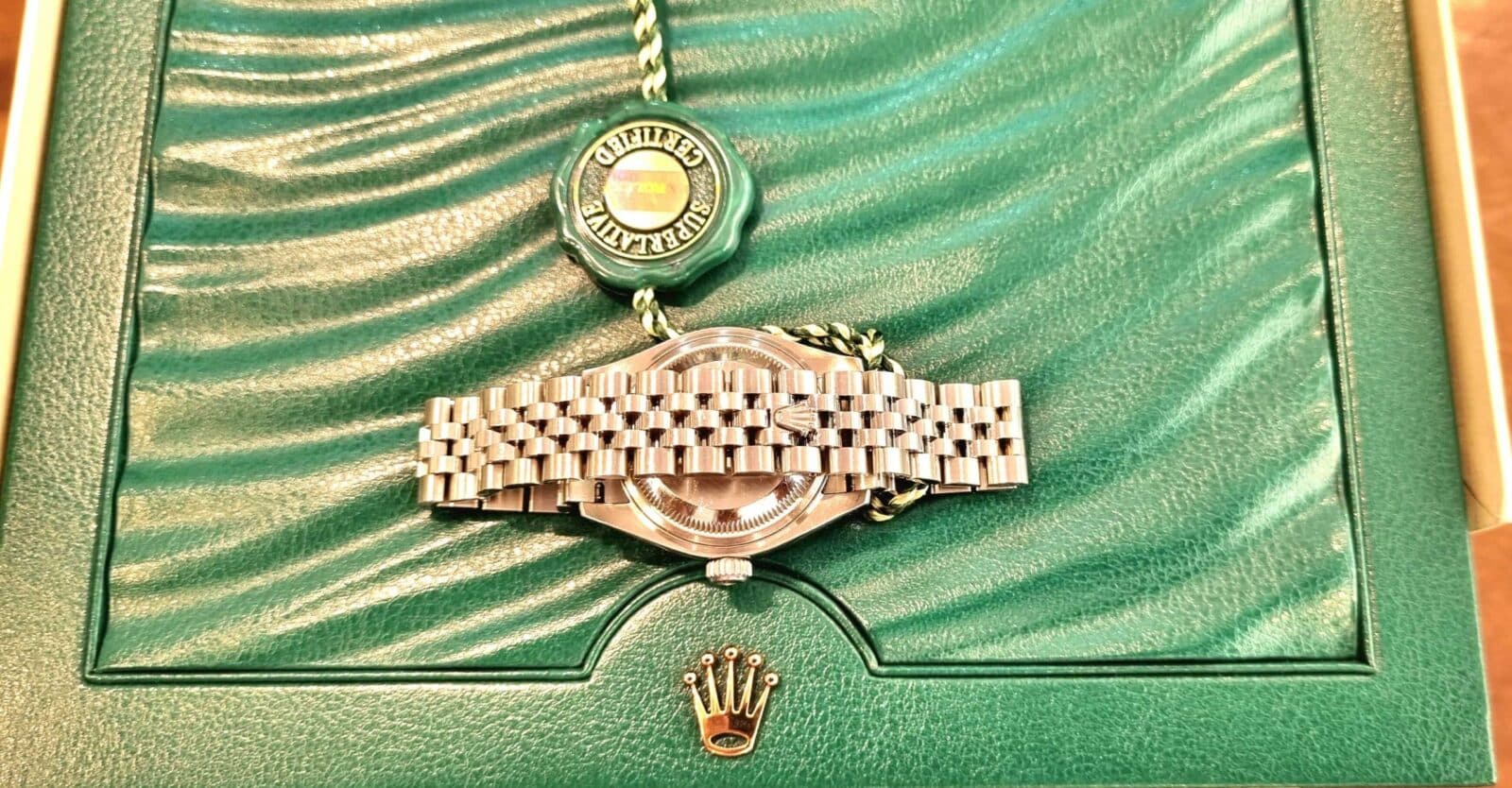 Rolex Lady-Datejust Oyster, 28mm Jubilee Bracelet, white Gold Bezel Diamonds Dial | Gothelf A. Watches — 3