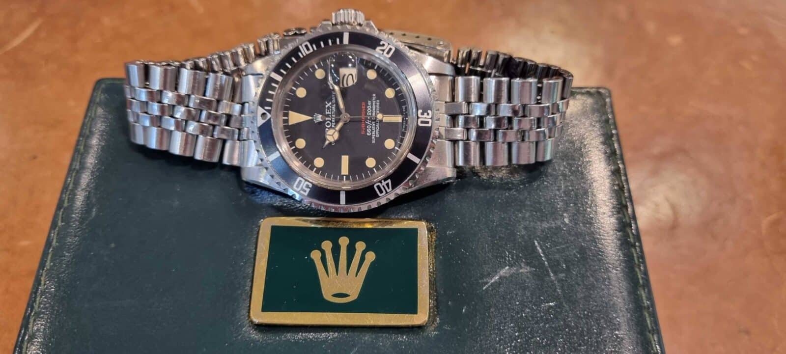 Rolex Vintage Red Submariner 1680 Full Set 1974 | Gothelf A. Watches — 5