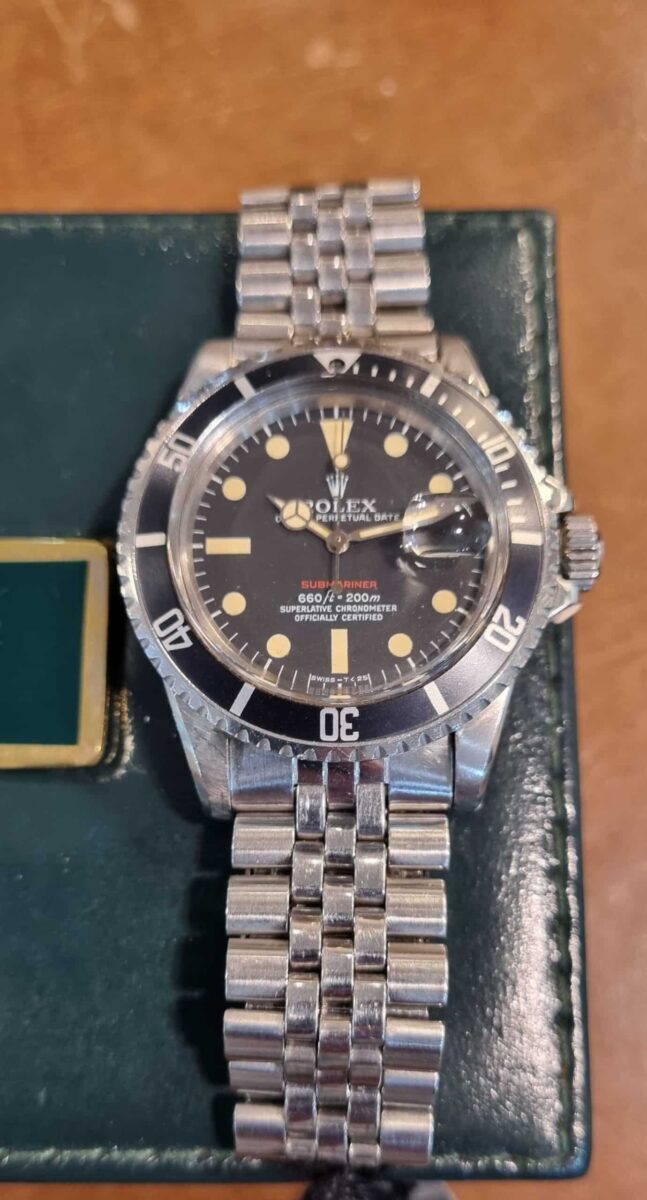 Rolex Vintage Red Submariner 1680 Full Set 1974 | Gothelf A. Watches — 4