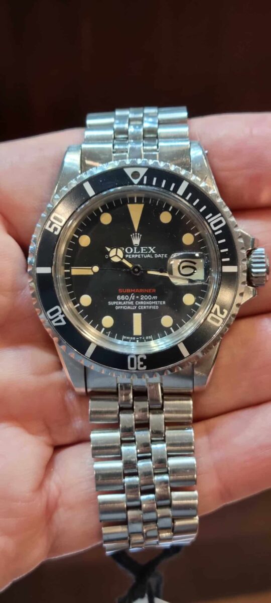 Rolex Vintage Red Submariner 1680 Full Set 1974 | Gothelf A. Watches — 3