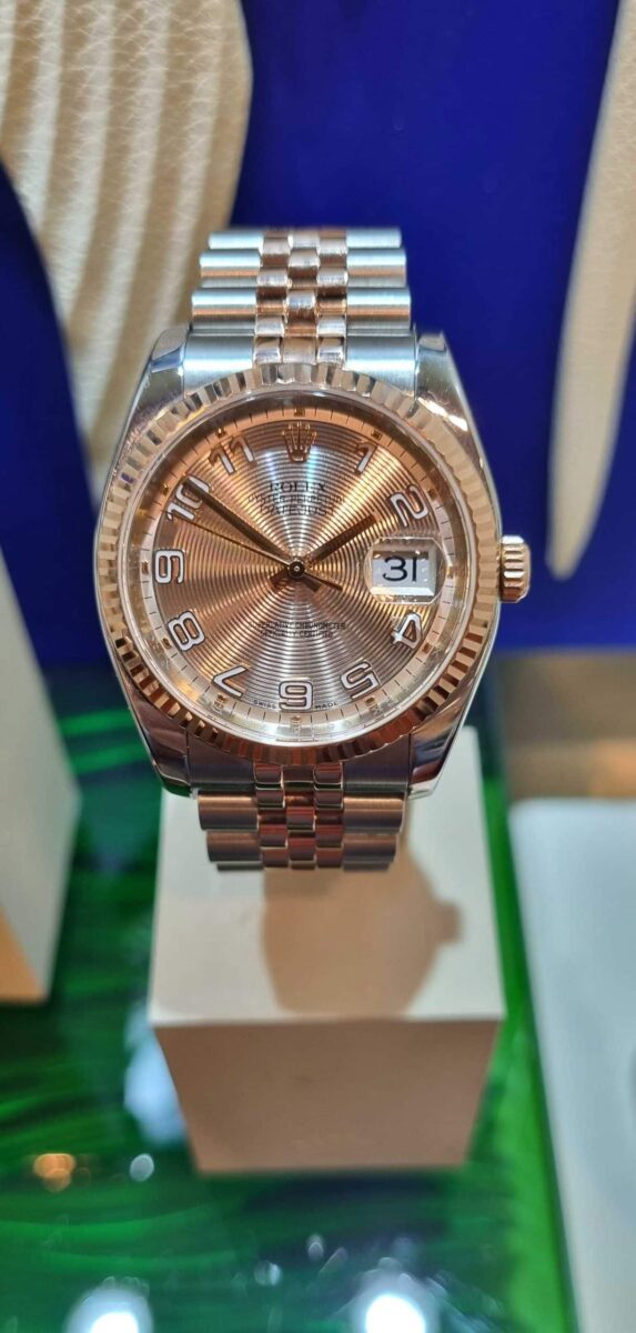 Rolex Datejust Steel & Rose Gold Concentric Pink Dial | Gothelf A. Watches — 2