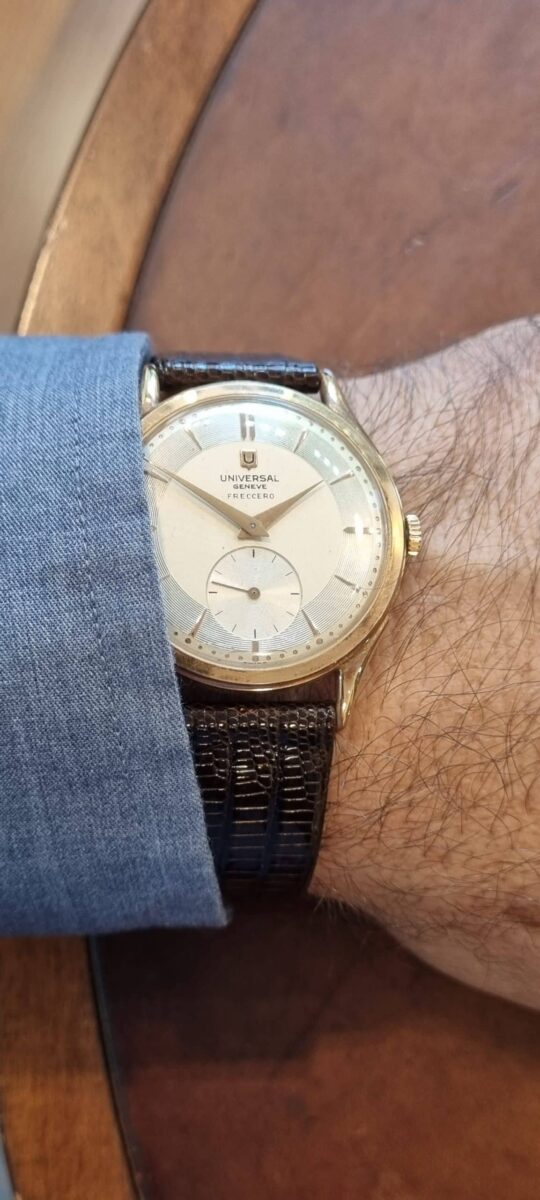 Universal Geneve Freccero Vintage Rose Gold | Gothelf A. Watches — 2