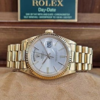 Rolex President Day-Date 36mm Vintage Pie Pan Dial 1966 18k Yellow Gold
