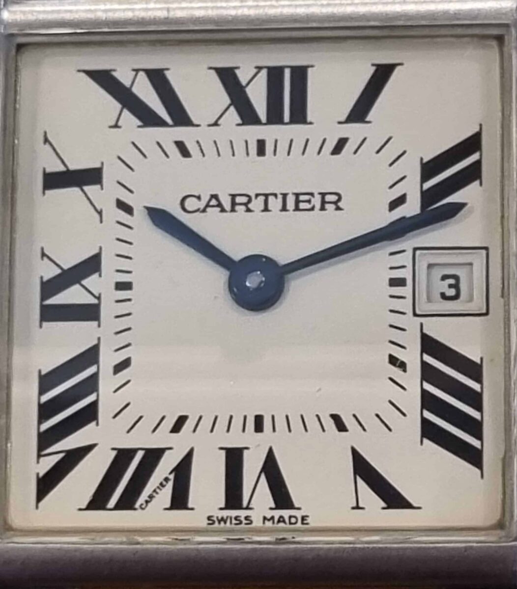 Cartier Tank Francaise Steel and Gold Medium Size | Gothelf A. Watches — 4