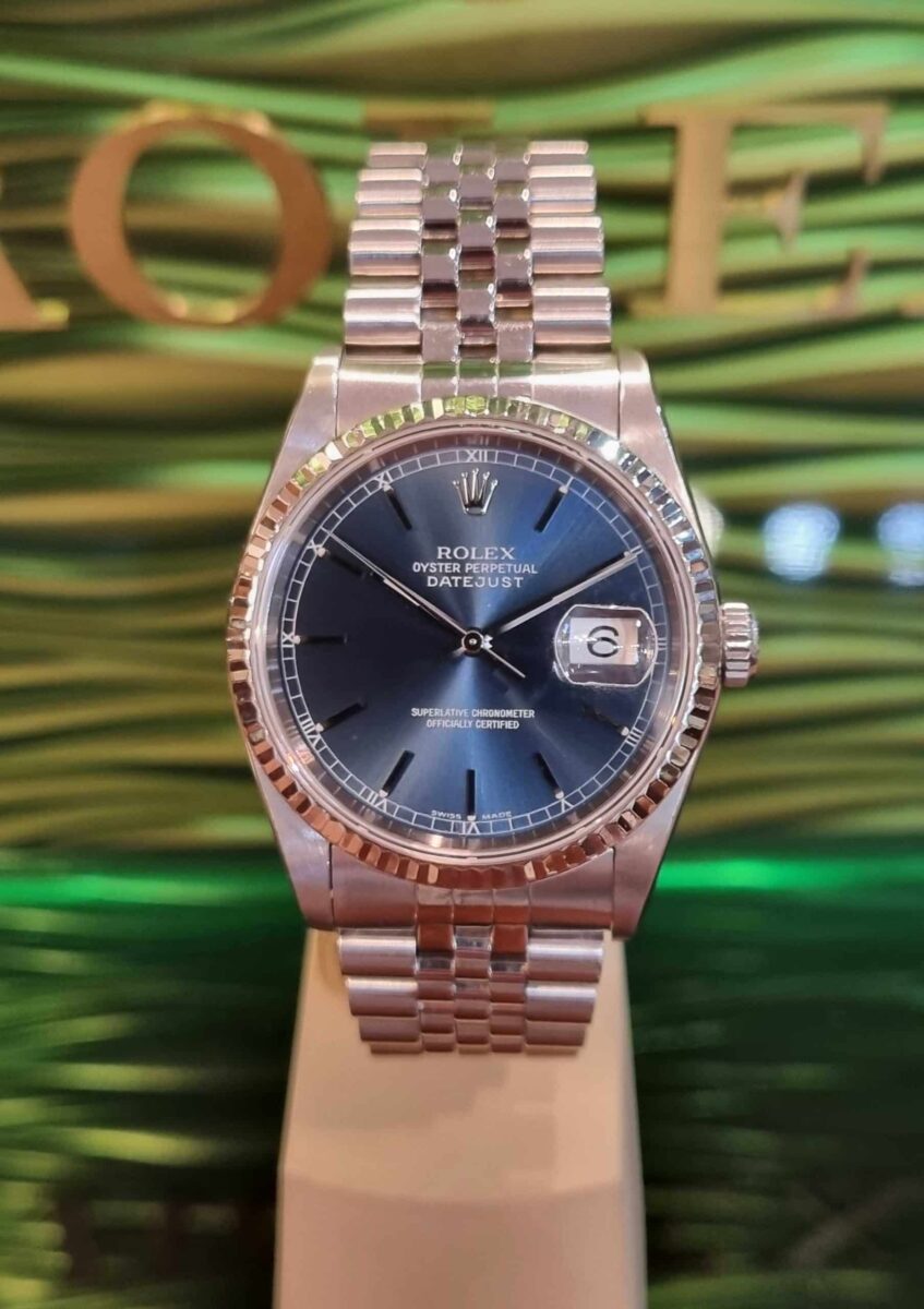 Rolex Datejust 36mm Jubilee Blue Dial Ref.16234 | Gothelf A. Watches — 2