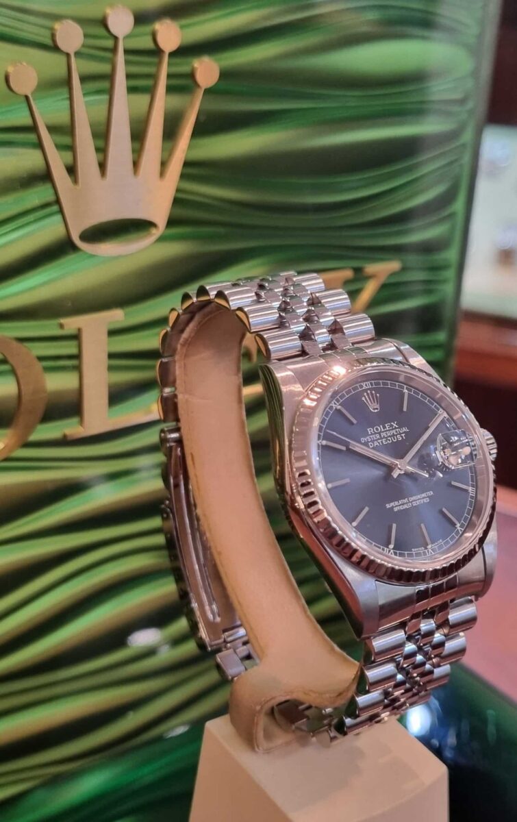 Rolex Datejust 36mm Jubilee Blue Dial Ref.16234 | Gothelf A. Watches — 3