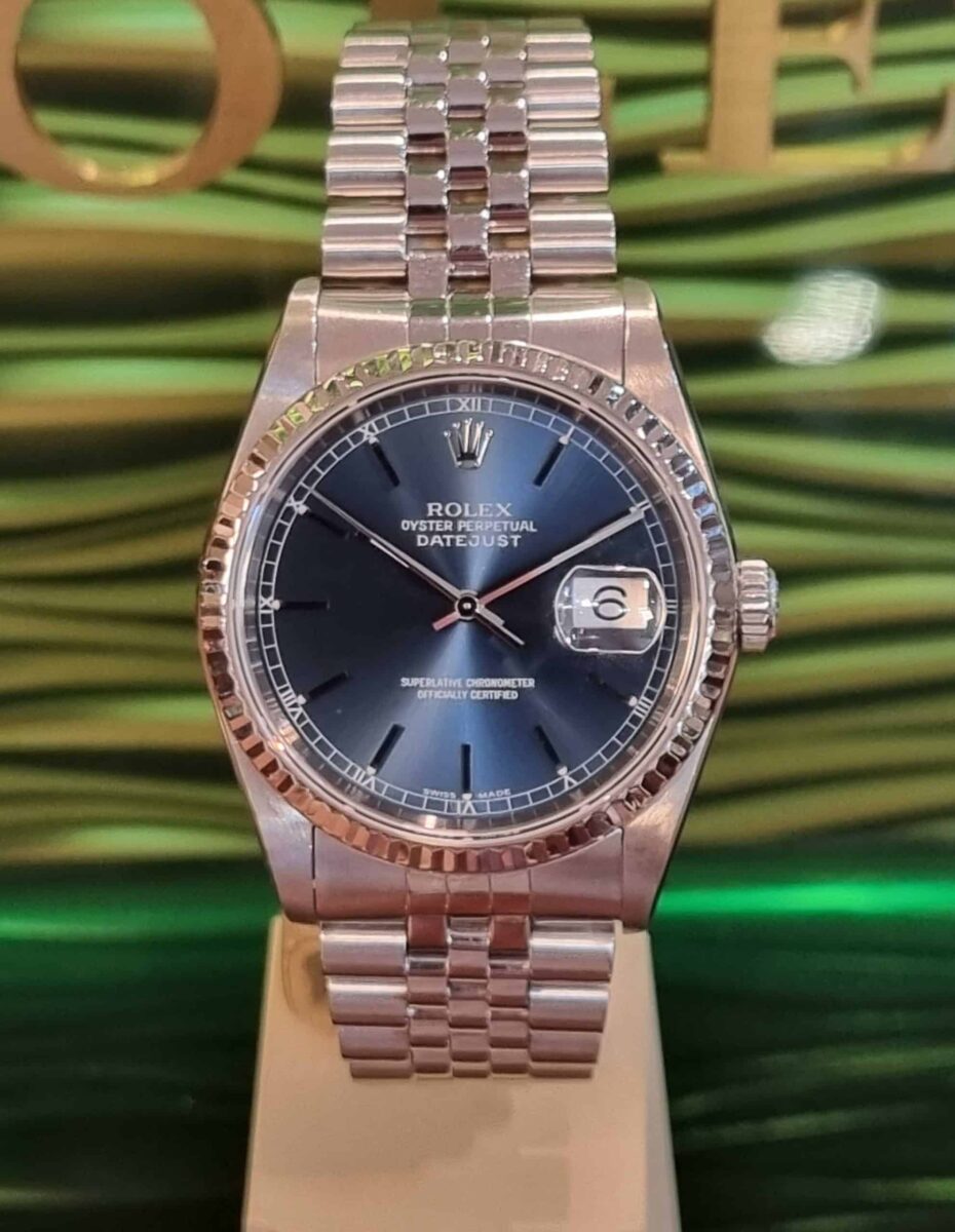 Rolex Datejust 36mm Jubilee Blue Dial Ref.16234 | Gothelf A. Watches