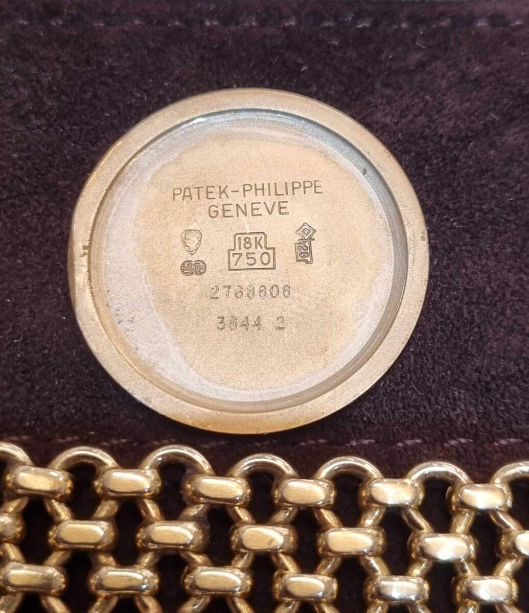 PATEK PHILIPPE ELLIPSE REFERENCE 3844 CIRCA 1980 YELLOW GOLD | Gothelf A. Watches — 6