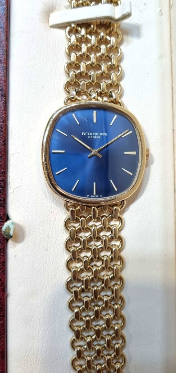 PATEK PHILIPPE ELLIPSE REFERENCE 3844 CIRCA 1980 YELLOW GOLD | Gothelf A. Watches — 2